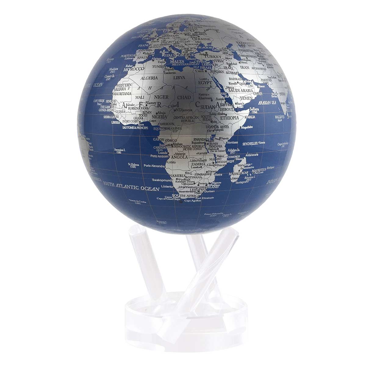Mova Blue & Silver Globe 4.5