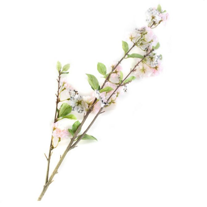 MacKenzie-Childs Courtly Check Cherry Blossom, Spray White