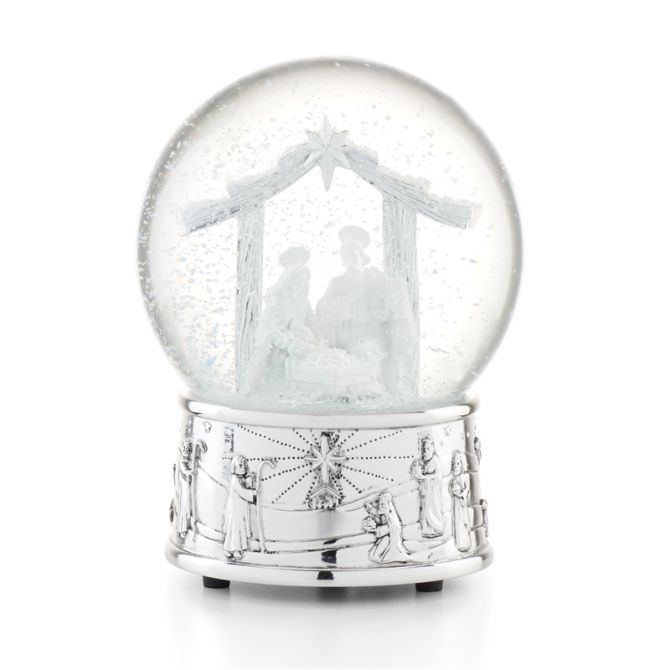 Reed & Barton Nativity Snow Globe