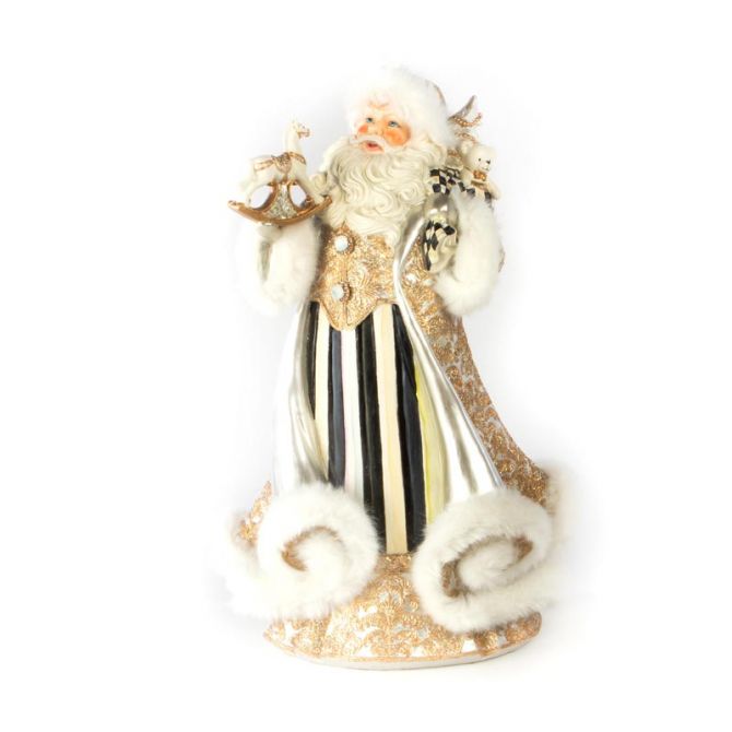 MacKenzie-Childs Golden Hour Santa, Brocade