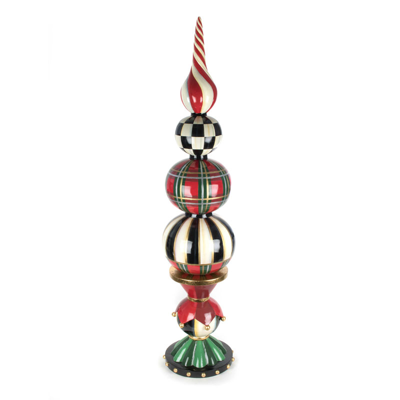 MacKenzie-Childs Tartan Trophy Finial