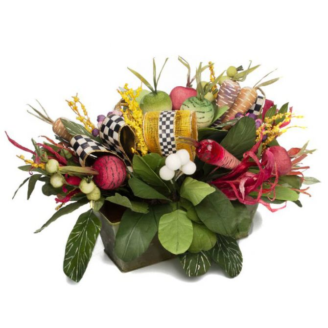 Mackenzie-Childs Radish and Root Centerpiece
