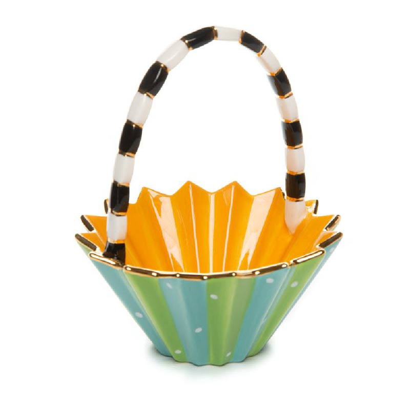 MacKenzie-Childs Cirque Green Basket