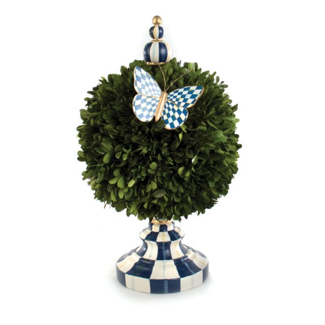 MacKenzie-Childs Royal Check Architect's Centerpiece, Medium
