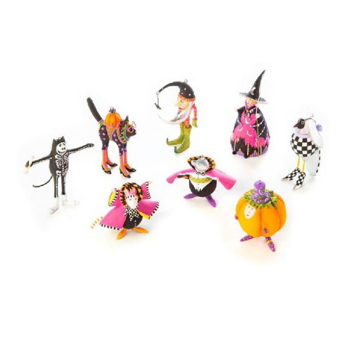 MacKenzie-Childs Patience Brewster Spooky Mini Figurines, Set of 8