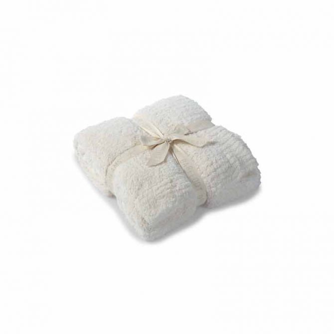 Barefoot Dreams CozyChic Throw, Cream