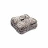 Barefoot Dreams CozyChic Barefoot in the Wild Throw, Linen and Warm Grey