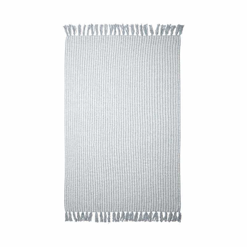 Barefoot Dreams CozyChic Beach House Blanket, Sage Green and Cream