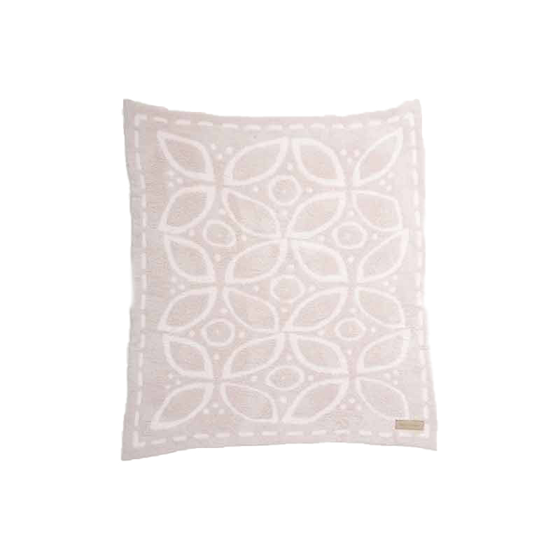Barefoot Dreams CozyChic Covered in Prayer Throw, Blush Pink