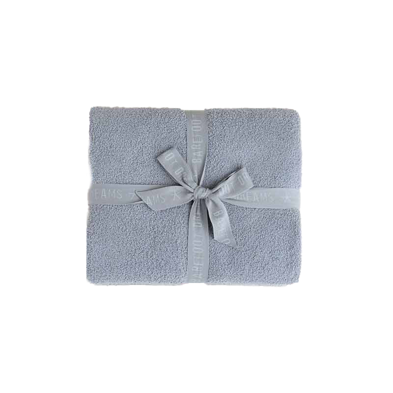 Barefoot Dreams CozyChic Inspiration Embroidered Blanket, Waterfall