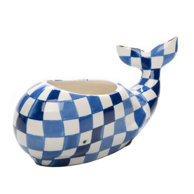 MacKenzie-Childs Big Blue Planter, Small