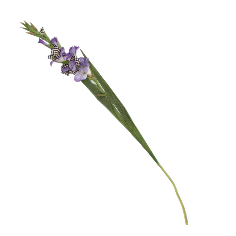 MacKenzie-Childs Courtly Check Gladiolus, Purple