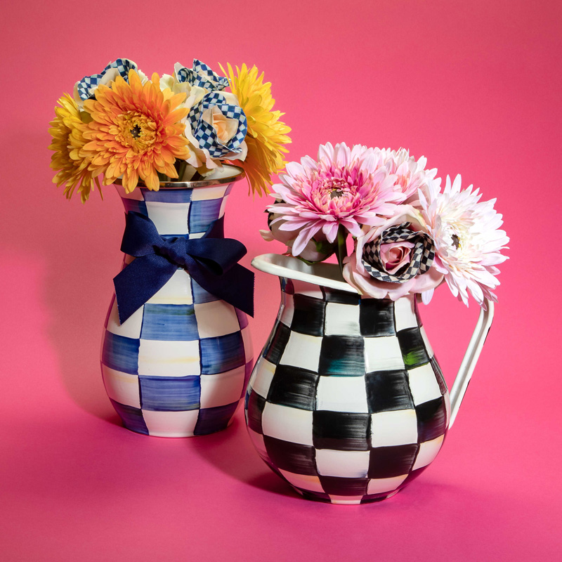 MacKenzie-Childs Royal Check Bouquet, Yellow