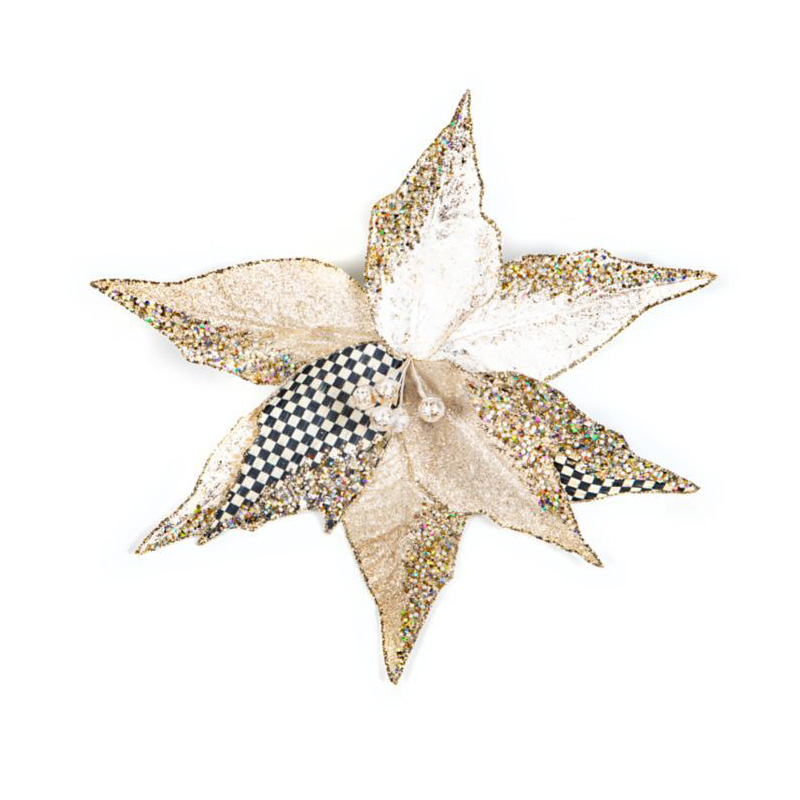 MacKenzie-Childs Della Robbia Poinsettia Clip