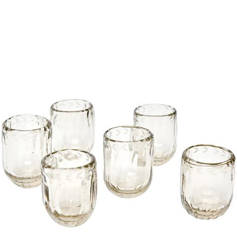 Jan Barboglio Pequenas Acanaladas Glasses, Set of 6