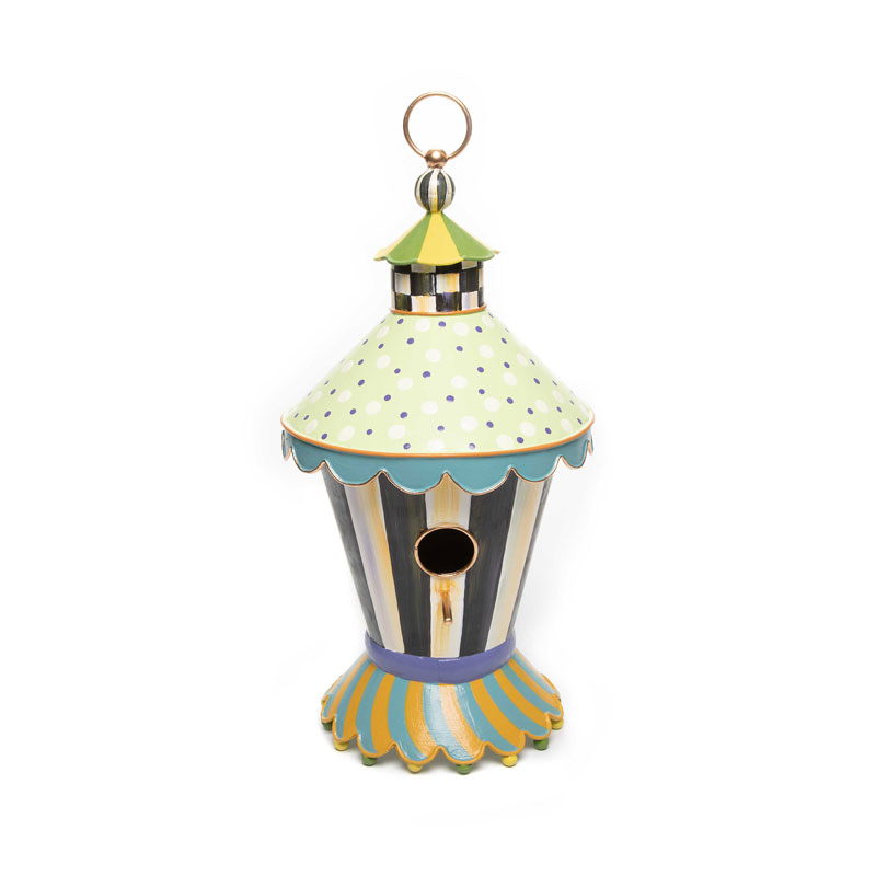 MacKenzie-Childs Courtly Stripe Birdhouse | 280-0901 | Borsheims