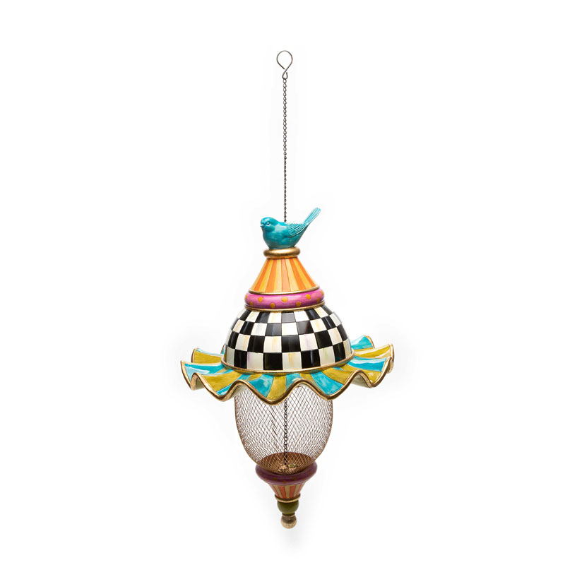 MacKenzie-Childs Feathered Nests Bird Feeder
