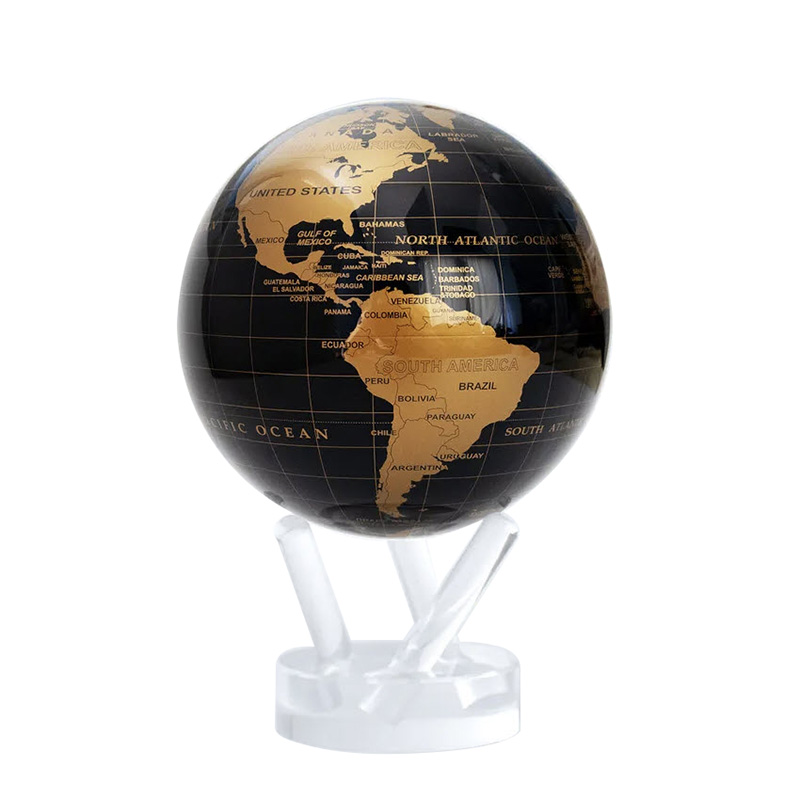 Mova Black and Gold Globe, 6