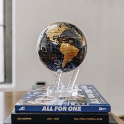 Mova Antique Beige Globe with Acrylic Base, 4.5