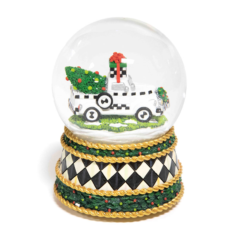 MacKenzie-Childs Farmhouse Special Delivery Snow Globe