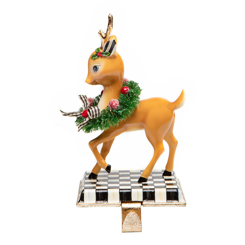 MacKenzie-Childs Nostalgia Deer Stocking Hook