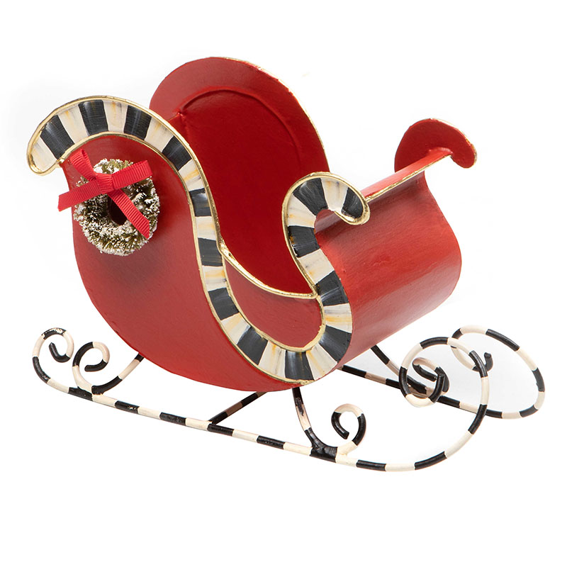 MacKenzie-Childs Nostalgia Cutter Tin Sleigh