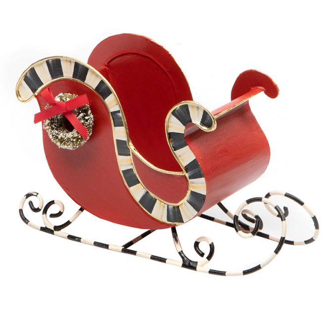 MacKenzie-Childs Nostalgia Cutter Tin Sleigh