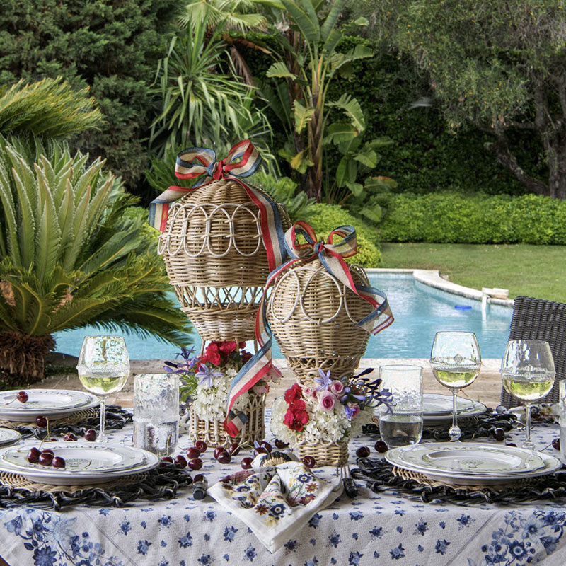 Juliska Provence Rattan Hot Air Balloon, Medium