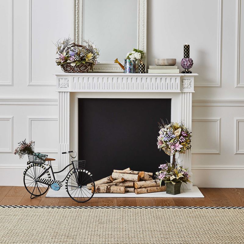 MacKenzie-Childs Butterfly Garden Basket Arrangement