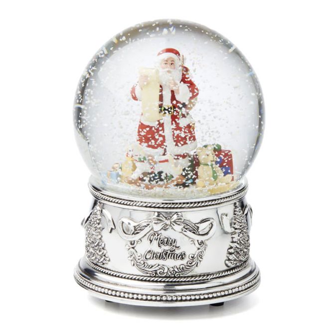 Winter Traditions Santa Musical Snow Globe - Thumbnail 5