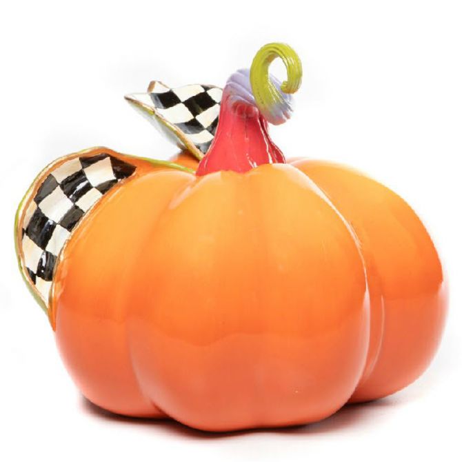 MacKenzie-Childs Fortune Teller Ombre Pumpkin, Small