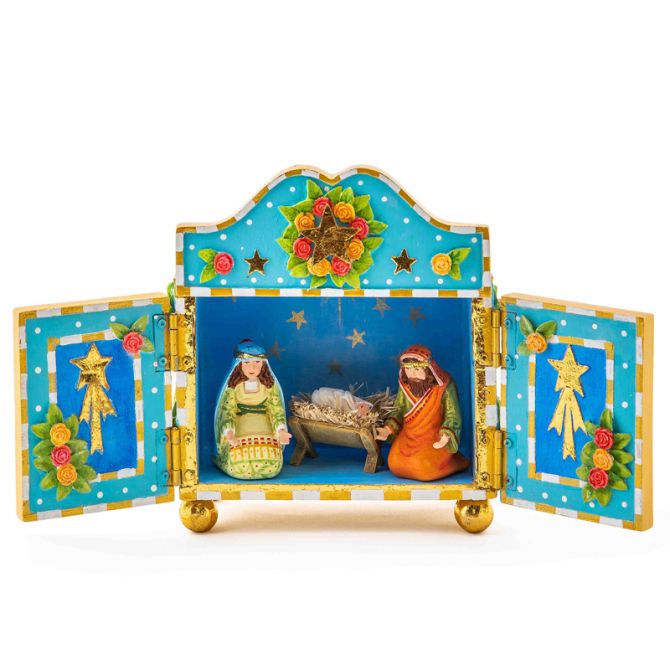 MacKenzie-Childs Patience Brewster Mini Nativity Retablo