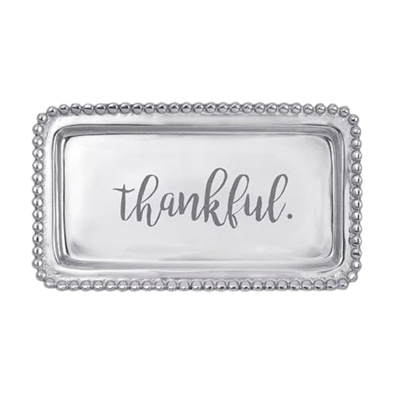 Mariposa Thankful Beaded Statement Tray