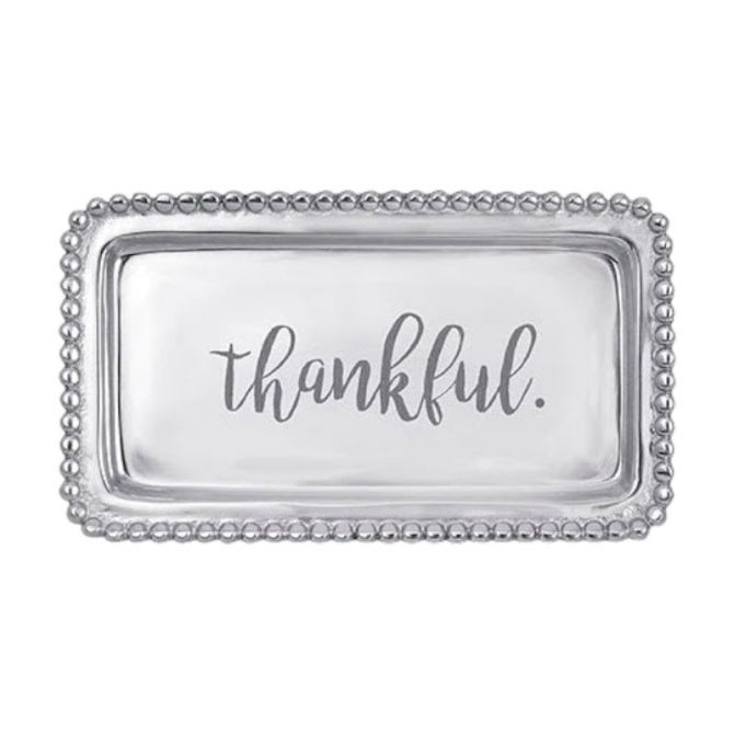 Mariposa Thankful Beaded Statement Tray