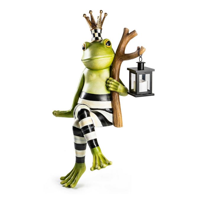 MacKenzie-Childs Fergal the Frog with Lantern