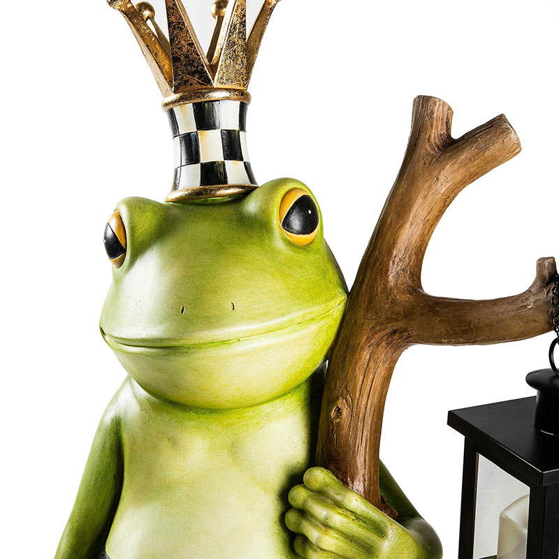 MacKenzie-Childs Fergal the Frog with Lantern