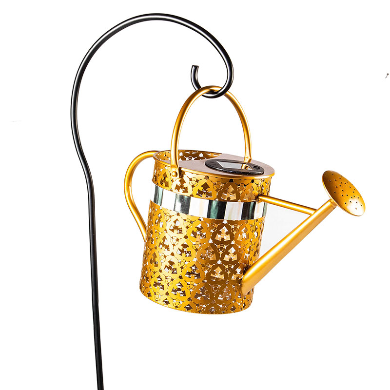 MacKenzie-Childs Solar Watering Can Garden Stake