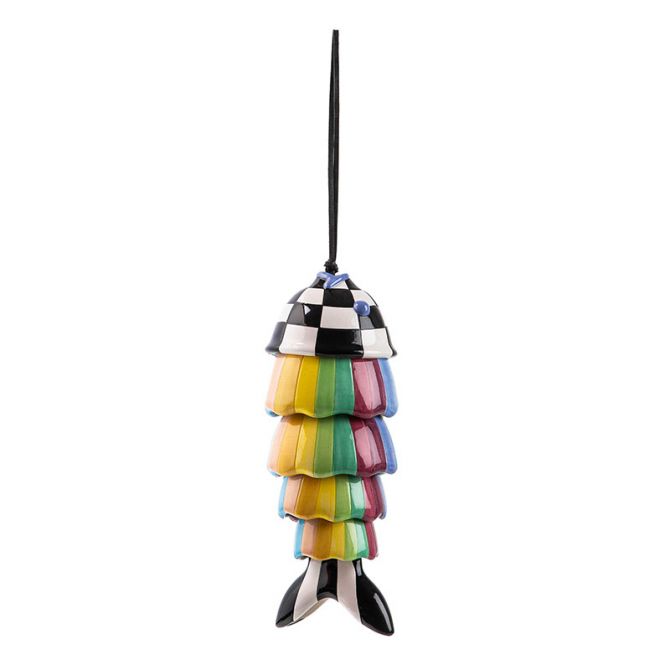 MacKenzie-Childs Rainbow Fish Wind Chime