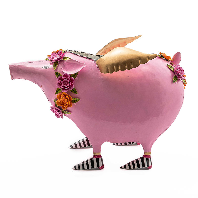 MacKenzie-Childs Patience Brewster Portia Pig Planter