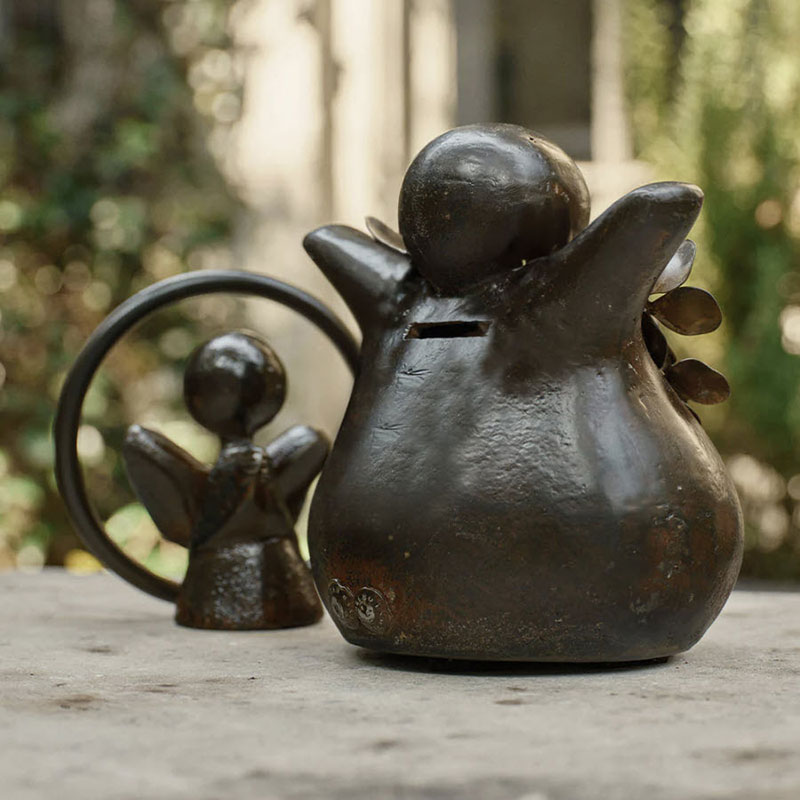 Jan Barboglio Angel Con Flores Bank