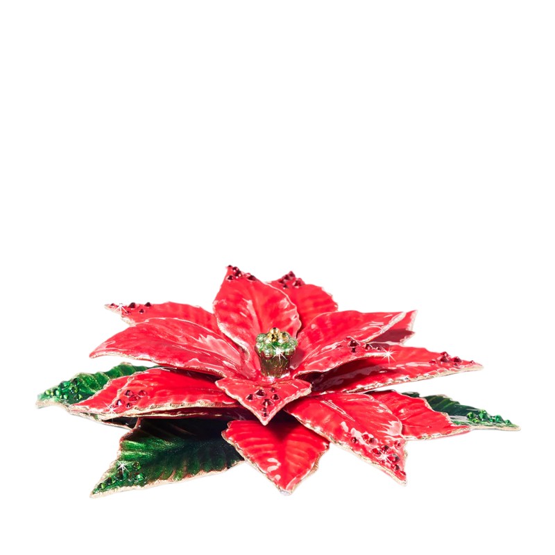 Jay Strongwater Poinsettia Objet