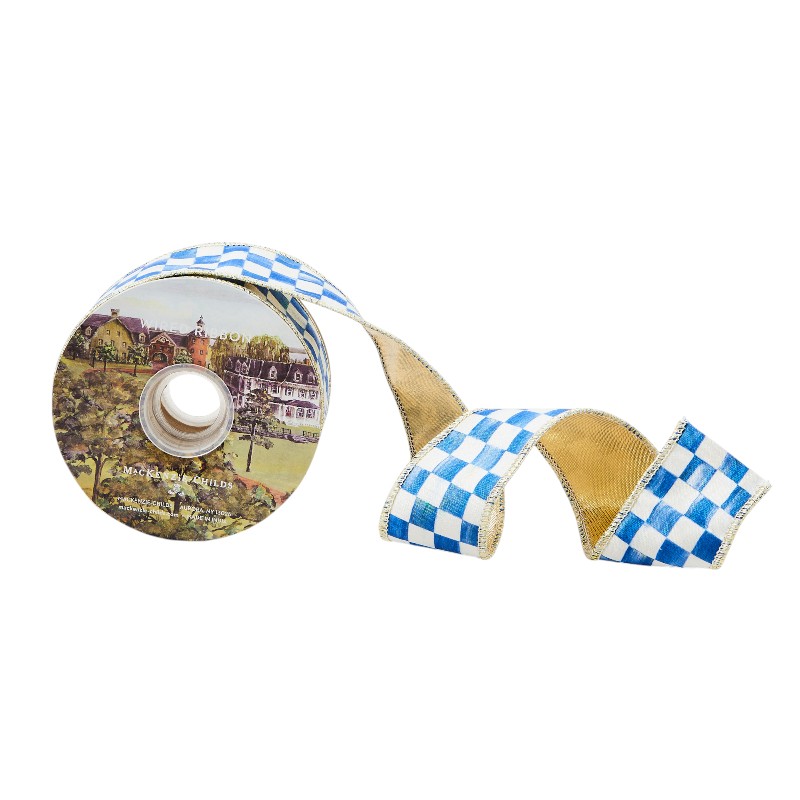 MacKenzie-Childs Royal Check Ribbon, 2