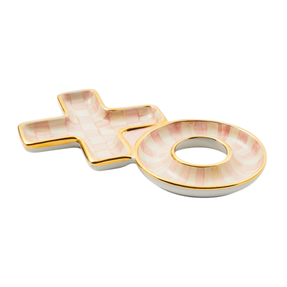 MacKenzie-Childs Rosy XO Dish