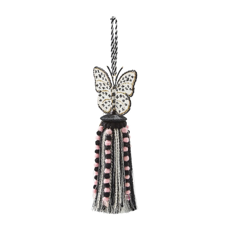 MacKenzie-Childs Butterfly Beaded Tassel