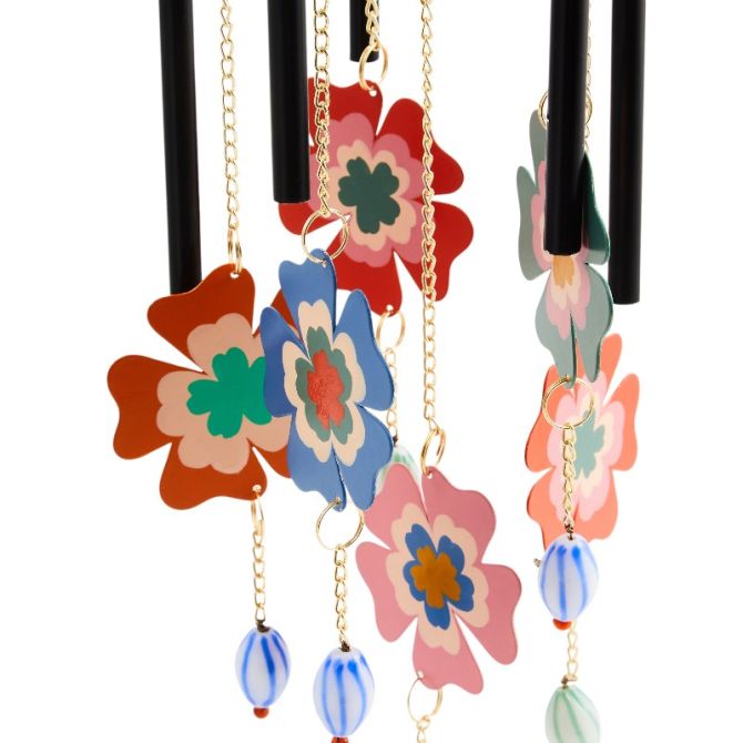 MacKenzie-Childs Flower Power Wind Chime - Thumbnail 2