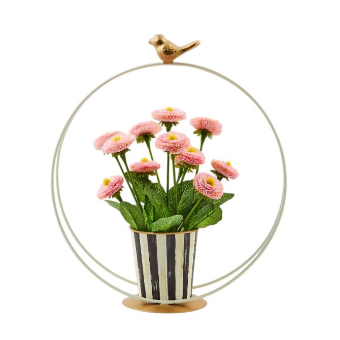 MacKenzie-Childs Song Bird Daisy Arrangement