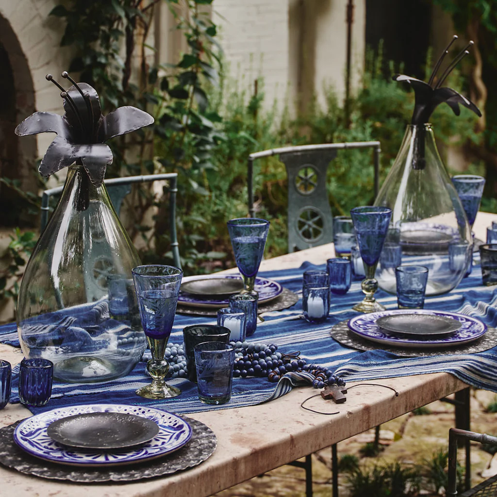 Jan Barboglio Pequenas Acanalada Candleholders, Set of 6