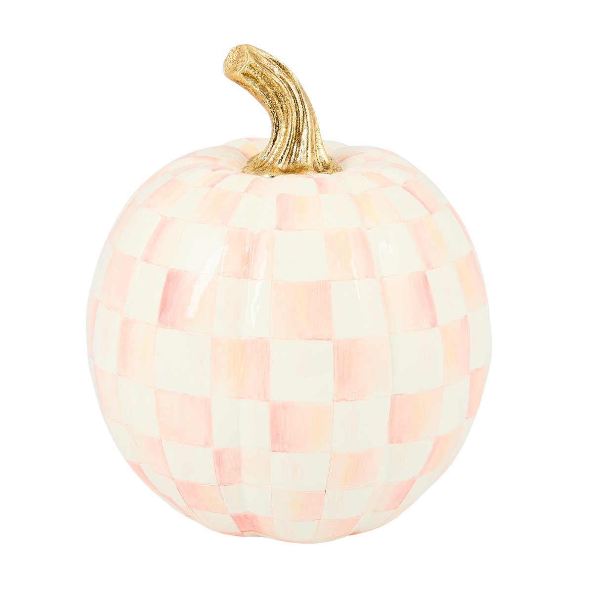 MacKenzie-Childs Small Pumpkin, Rosy Check
