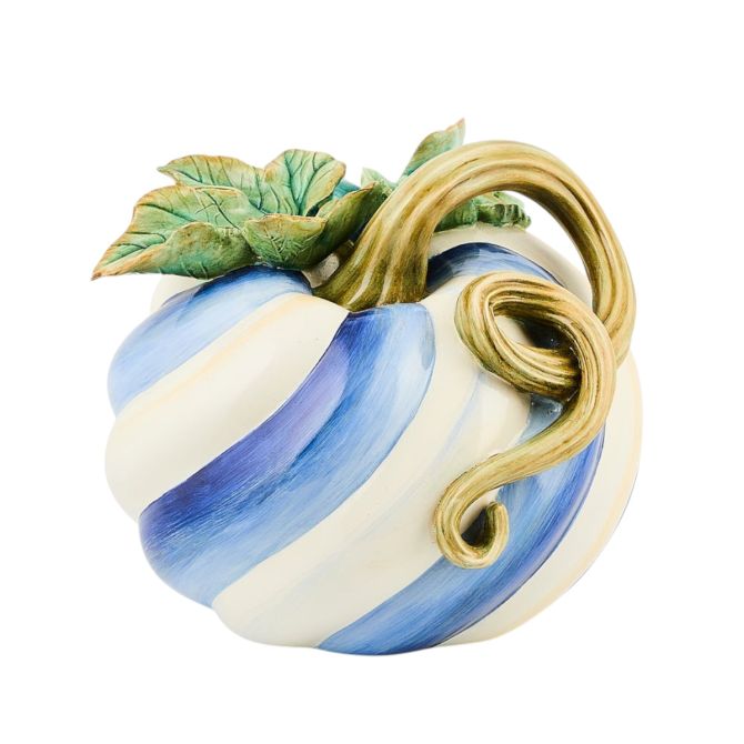 MacKenzie-Childs Royal Swirl Twisted Stem Pumpkin