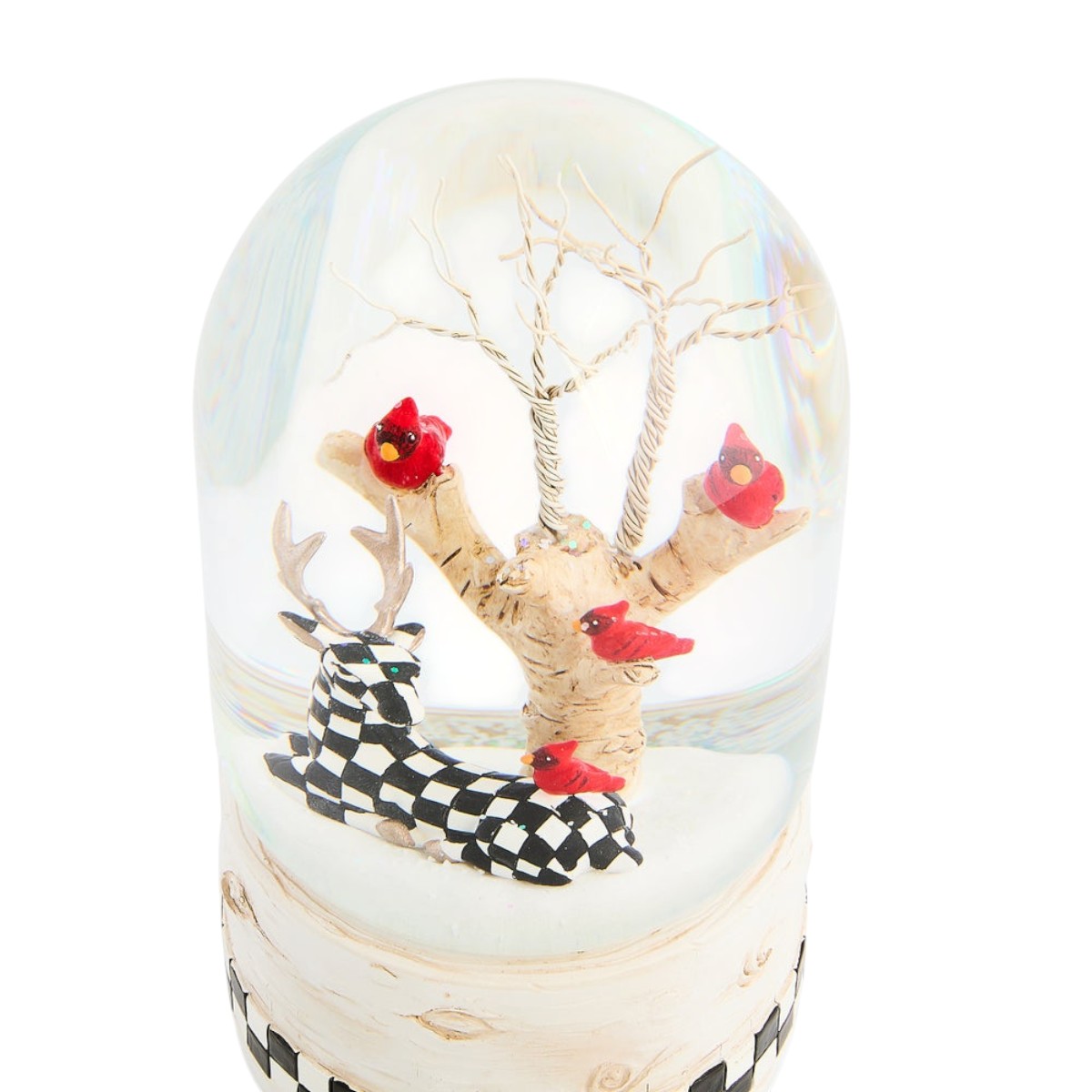 MacKenzie-Childs Deer Farmhouse Snowglobe
